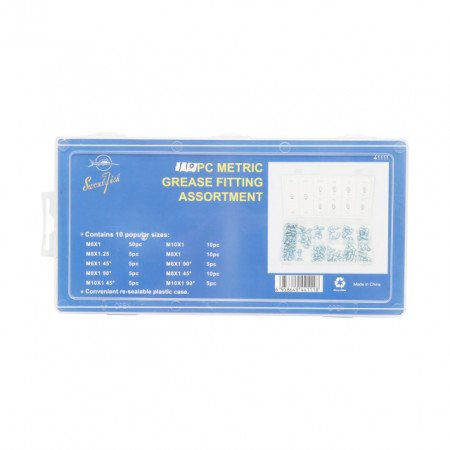 Trusa nipluri metric 110 piese M6-M10