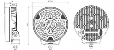 Lampa proiector Multifunctionala