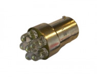 Bec LED 12V 20mA BA15s G18 alb- TRIFA