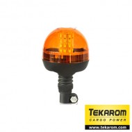 Girofar LED cu efect de rotatie sau stroboscopic si suport tubular