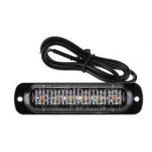 STROBOSCOP SLIM 6 led-uri lumina portocalie