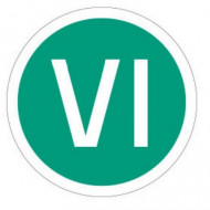 Autocolant „EURO VI” 220 mm