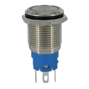 Buton revenire cu LED alb 12V