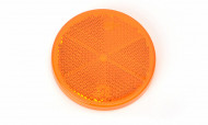 Catadioptru reflectorizant rotund portocaliu fi 61 mm