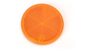 Catadioptru reflectorizant rotund portocaliu
