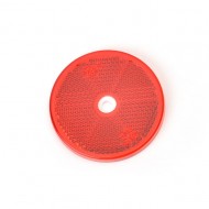 Catadioptru reflectorizant rotund rosu Ø 60 mm