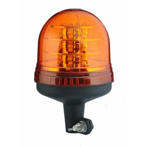 Girofar auto 12V/24V orange cu 18 LED-uri de 3W (necesita suport tubular)