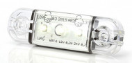 Lampa pozitie 3 leduri ovala alba