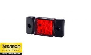 Lampa pozitie dreptunghiulara rosie