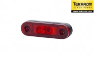 Lampa pozitie ovala rosie HORPOL