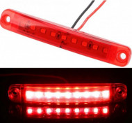 Lampa pozitie-strobo rosie 9 leduri 10x1.5 cm