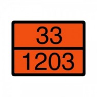 Placa ADR aluminiu - Benzina