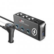 Adaptor 3X priza bricheta+ 4X(QC) USB+ 1X USB-C