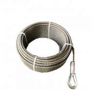 Cablu SUPERKOMPAKT triplu ciocanit cu ochi sau rodanta la un capat 11mm