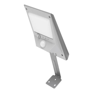 Lampa cu 18 SMD-LED cu senzor de miscare, panou solar 5V/2W si baterie
