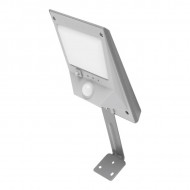 Lampa solara LED 2W, 6500K, IP44 cu senzor de miscare, panou solar si baterie