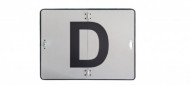 Placa litera ,, D " - PLIABILA