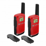 Set 2 statii radio PMR portabile Motorola TALKABOUT T42 RED