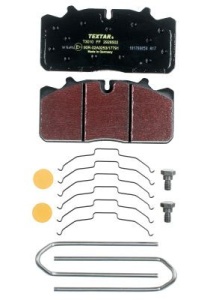 Set placute frana TEXTAR DAF LF45, MAN HY, L2000, M 2000L, M 2000M, V