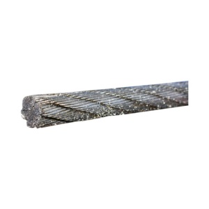 Cablu troliu otel 6x25 fi11mm cu inima metalica 1000m/rola batut 0.7 Kg/1m