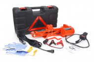 Cric electric foarfeca cu telecomanda si KIT reparatie 3T 12V TUV