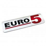 Emblema 3D cromata EURO 5-170x50 mm