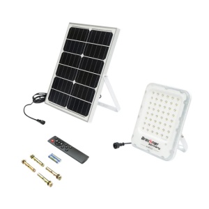 Lampa LED cu panou solar monocristalin senzor de miscare si telecomanda 25W