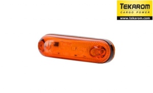 Lampa pozitie ovala portocalie