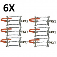 PACHET 6 BUCATI LANTURI TIP SECTOARE - CU CHINGA - CAMION 22,5