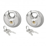 Set 2 bucati lacate rotunde cu cheie