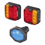 Set 2 lampi pentru remorca LED Wirless cu magnet (Bluetooth) 7-pin