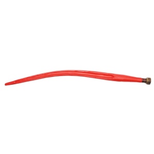 Tepusa arcuita profil T dublu 680mm pentru furca incarcat baloti M22x1,5mm