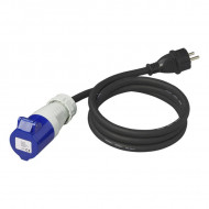 Adaptor cablu la mufa CEE 150cm 3x2.5mm²