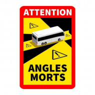 Autocolant AUTOBUZ "Angles morts"