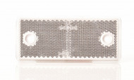 Catadioptru reflectorizant dreptunghiular alb 96x42 mm