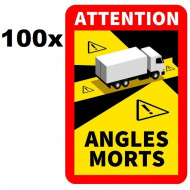 PACHET 100 Autocolante "Angles morts"
