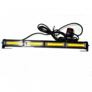 Rampa avertizare luminoasa 4 Led COB 12V/24V