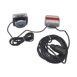 Set 2 lampi remorca cu LED, cablu si prindere magnetica