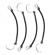 Set 4 bucati chingi sigurante PVC