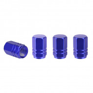 Set capace pentru valva din aluminiu mov , 4 buc .