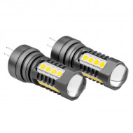 Bec LED Canbus 3030 18SMD HP24W alb 12V/24V, Amio, set 2 buc