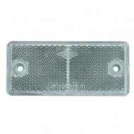 Catadioptru reflectorizant dreptunghiular alb