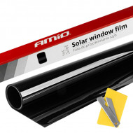 Film solar pentru geam , negru , ultra inchis 0,75x3m (1%)