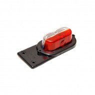 Lampa gabarit alb,rosu cu suport EGKAL