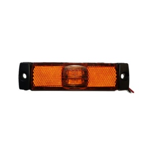Lampa gabarit cu LED-uri, galbena 13x3.5 cm