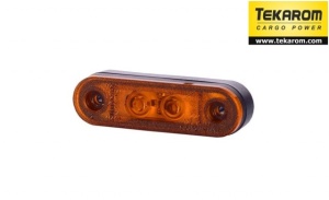 Lampa pozitie ovala portocalie