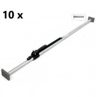 Pachet 10 bare fixare cu talpi - ALUMINIU 1.90-2.27 M