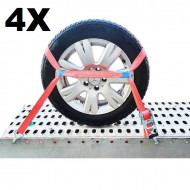 PACHET 4 chingi autoturisme - ancorare laterala (banda 3,5 cm)