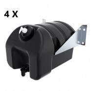 Pachet 4 rezervoare apa negre 30L - CU SUPORTI