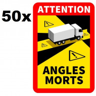 PACHET 50 Autocolant Reflectorizante "Angles morts"